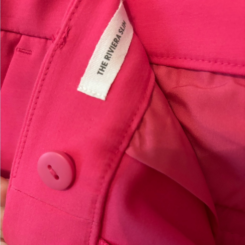 NEW Loft hot pink Riviera pants ankle length size 10 - Picture 4 of 5
